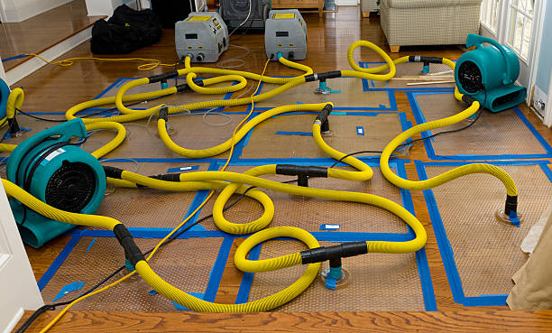 Professional Burst Pipe Water Damage technician working in Midway, NC